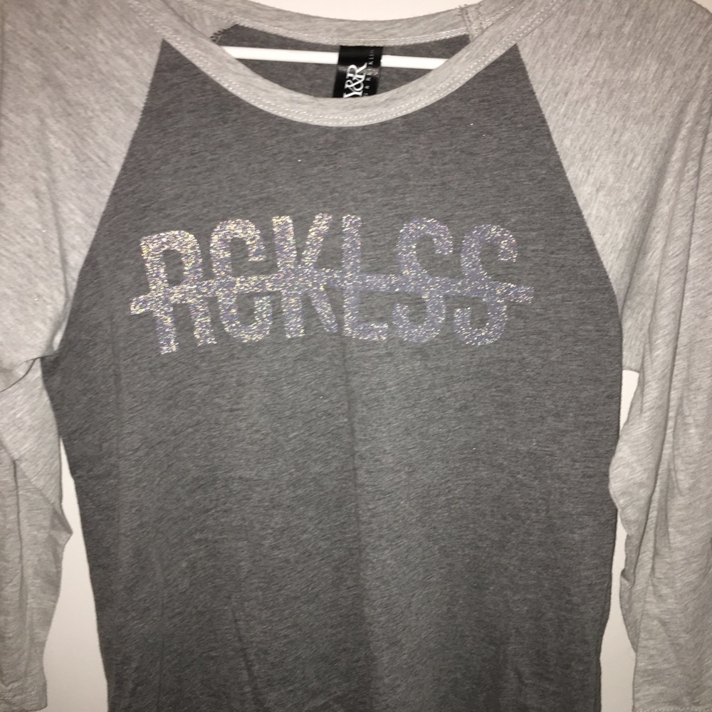 Young and Reckless baseball tee.